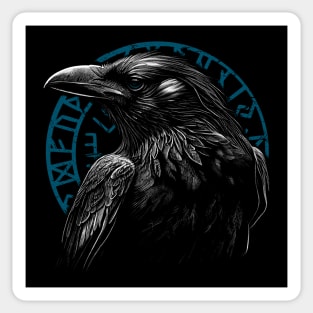 Nordic Mythology Crow - Perfect Gift for Mythology Lovers Sticker